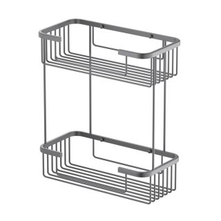 Полка двойная Timo Saona 13083/18 чёрное золото